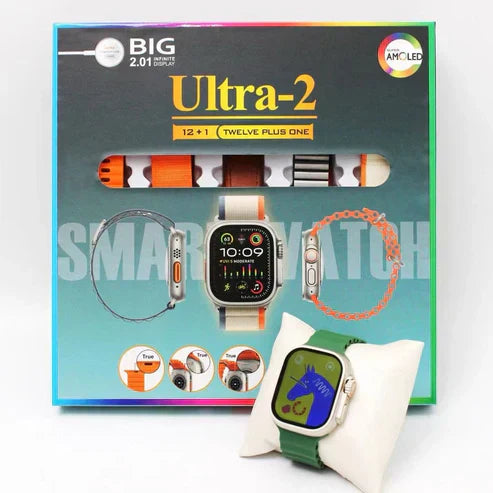 Watch Ultra-2 (12 Different Straps With Airpods )