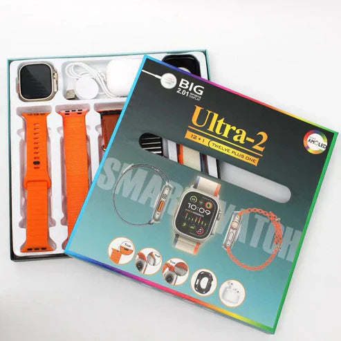 Watch Ultra-2 (12 Different Straps With Airpods )